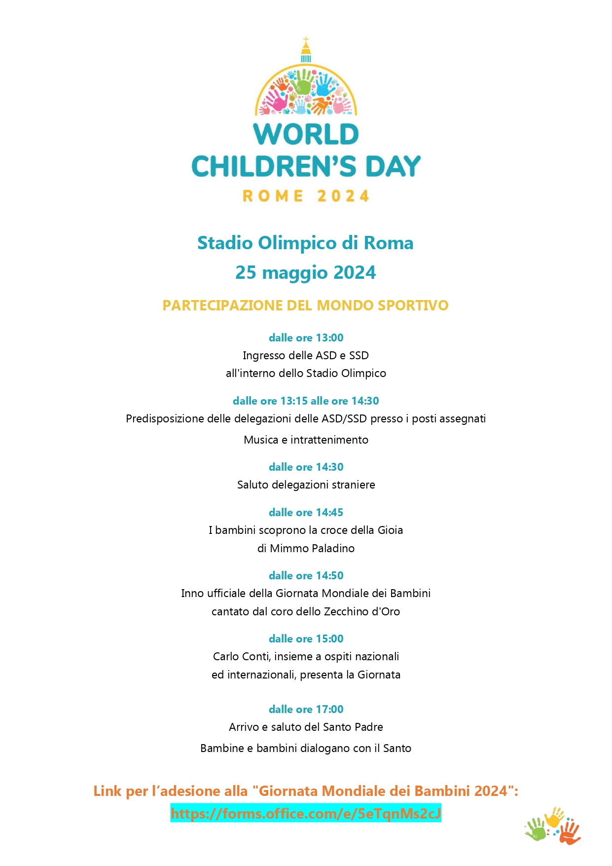 World Children's Day - Roma 25 maggio 2024