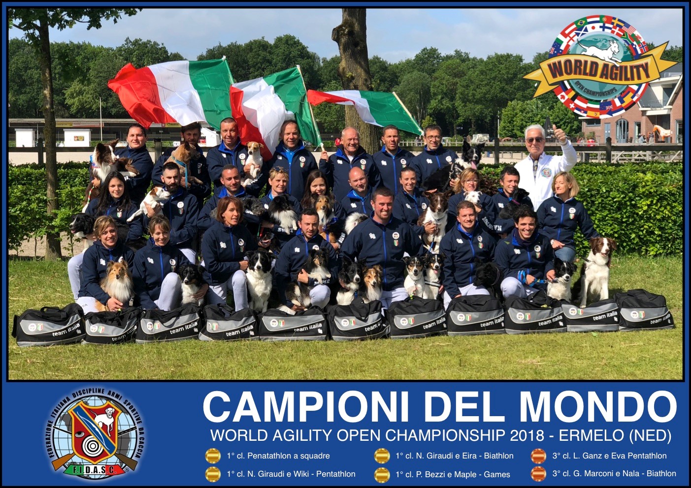Agility: Italia Campione del Mondo!