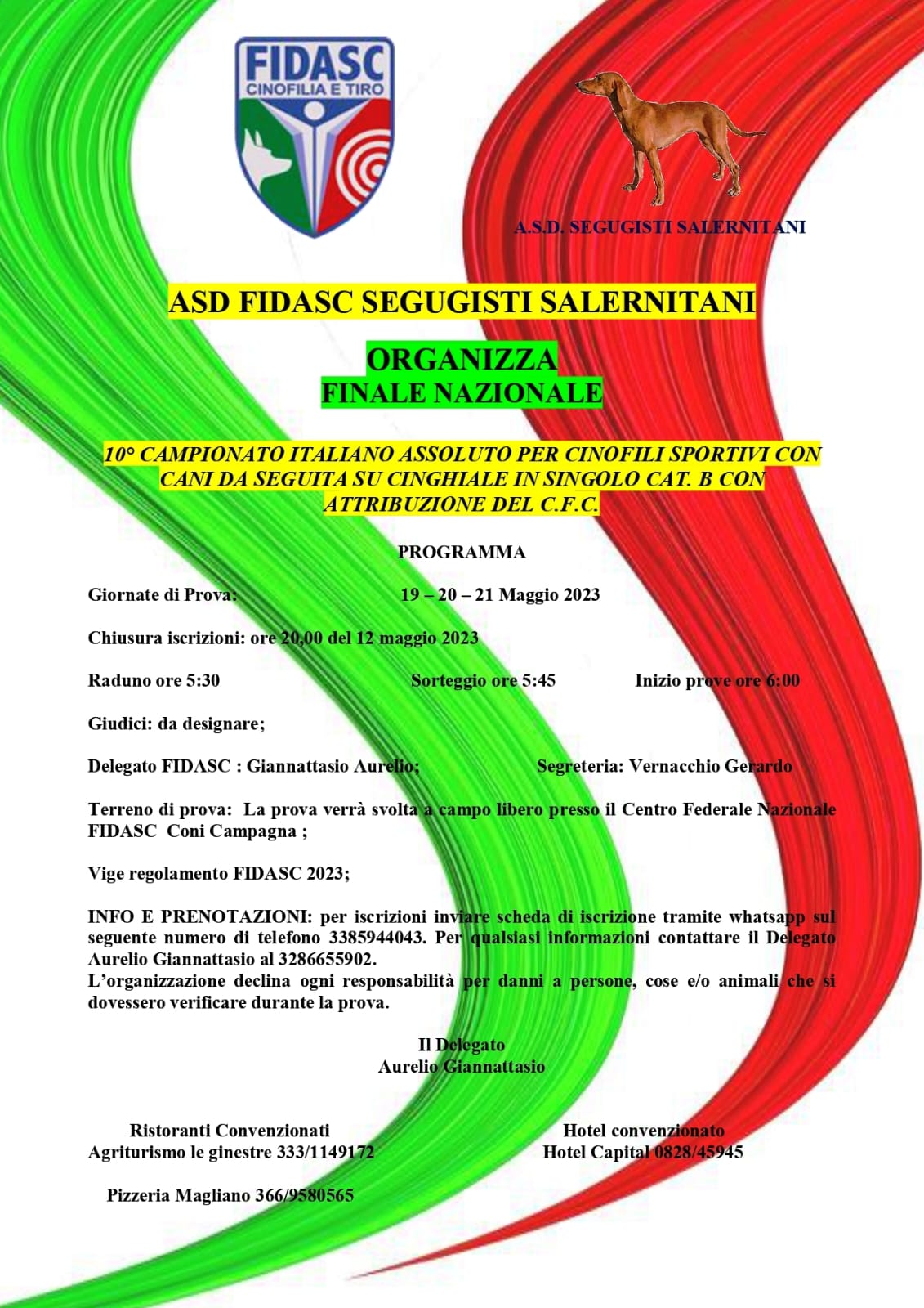 locandina finale campionato italiano 