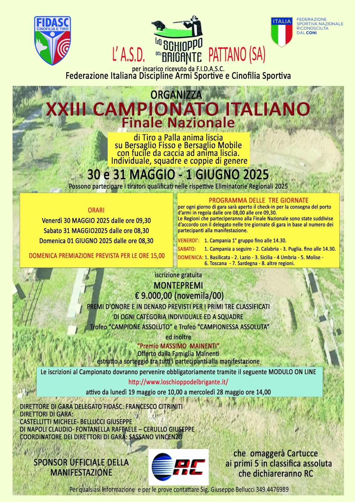 locandina tiro a palla 2025