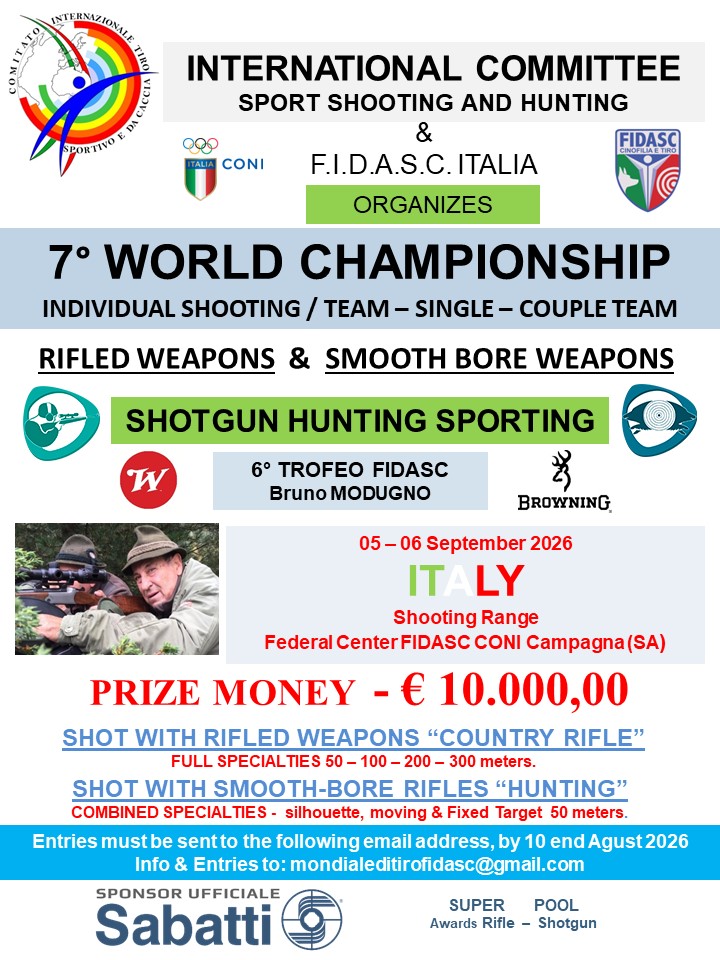 Mondiale tiro 2026