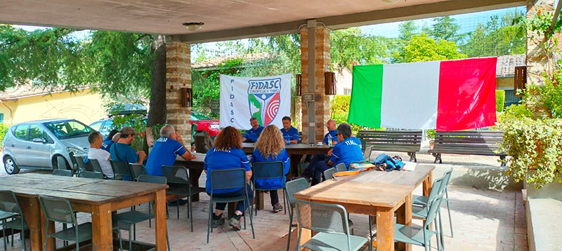 IL RADUNO IN VISTA DELLA TRASFERTA EUROPE IN SLOVAKIA