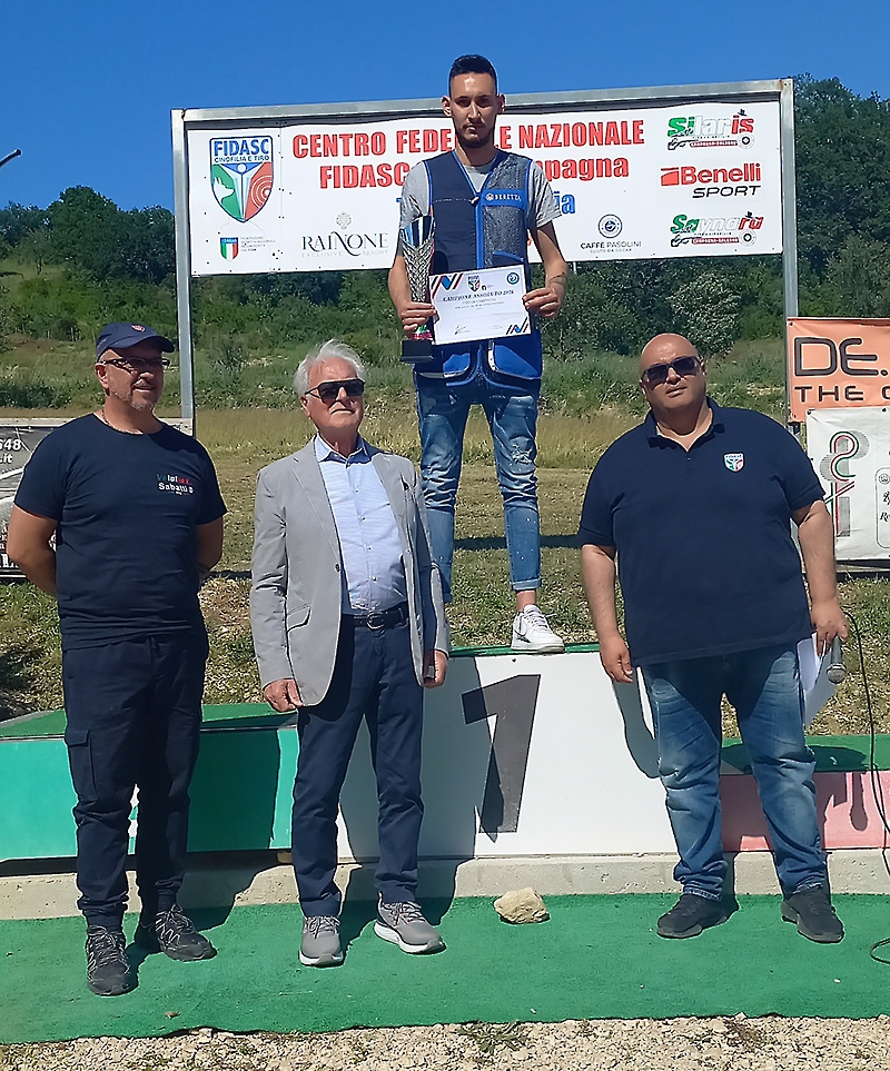 I PODI DEL 22° CAMPIONATO ITALIANO 100 METRI - 4 POSIZIONI