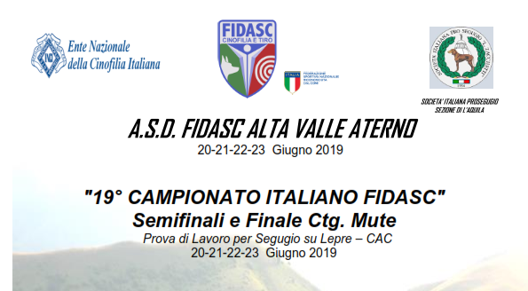19° Campionato Italiano Mute su Lepre