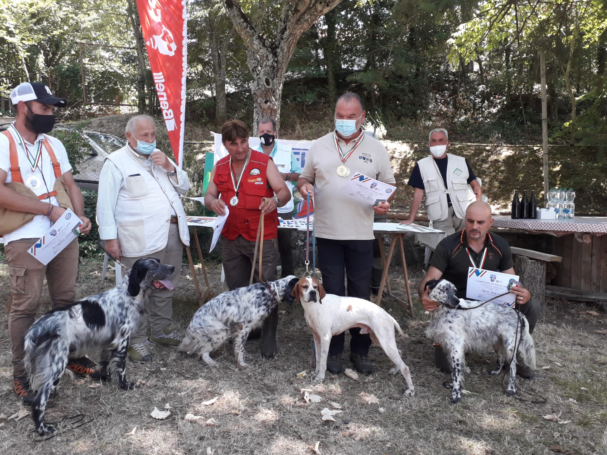 21° Campionato Italiano ASSOLUTO con cani delle razze da ferma da cerca su selvaggina naturale in zona DOC Individuale e Squadre