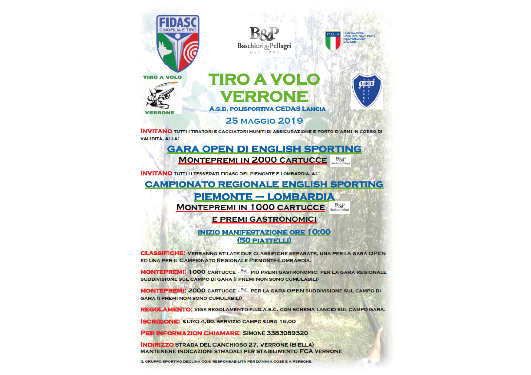 ENGLISH SPORTING - Gara OPEN + Campionato Regionale