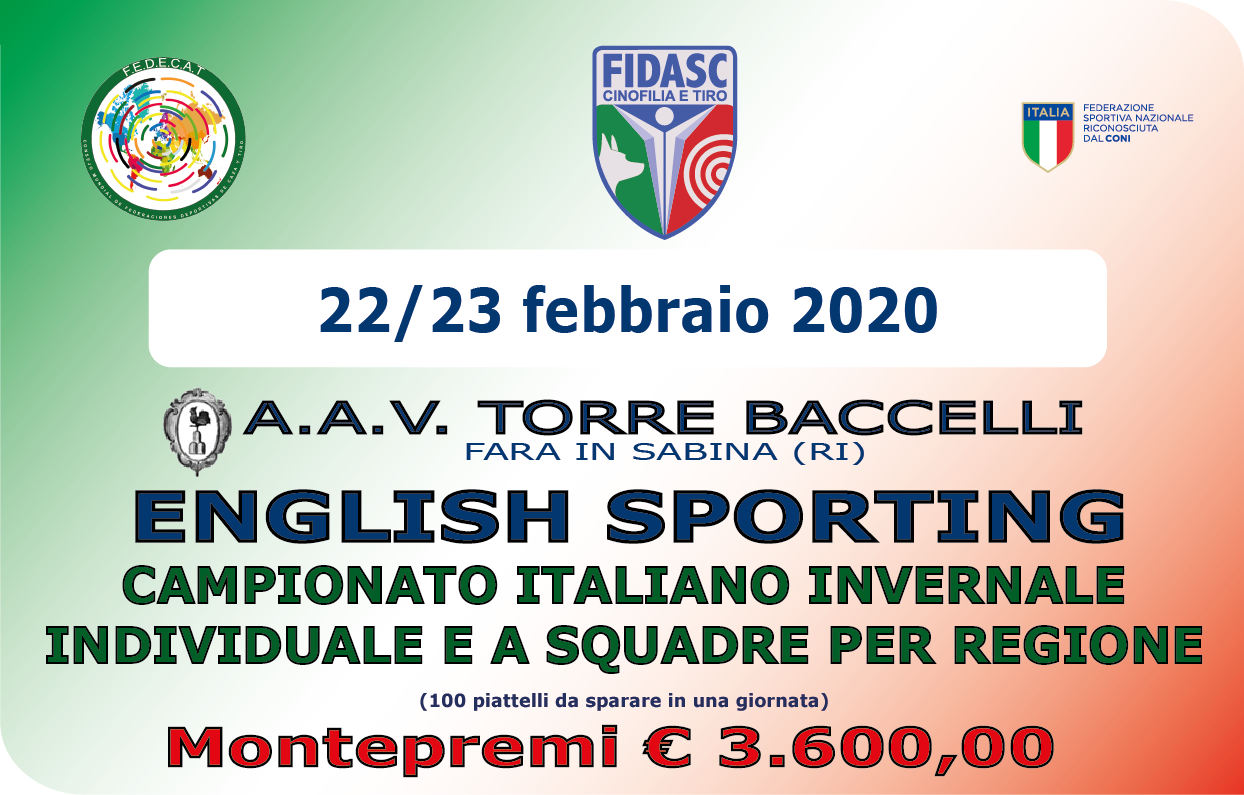 Inizio di stagione per l'English Sporting