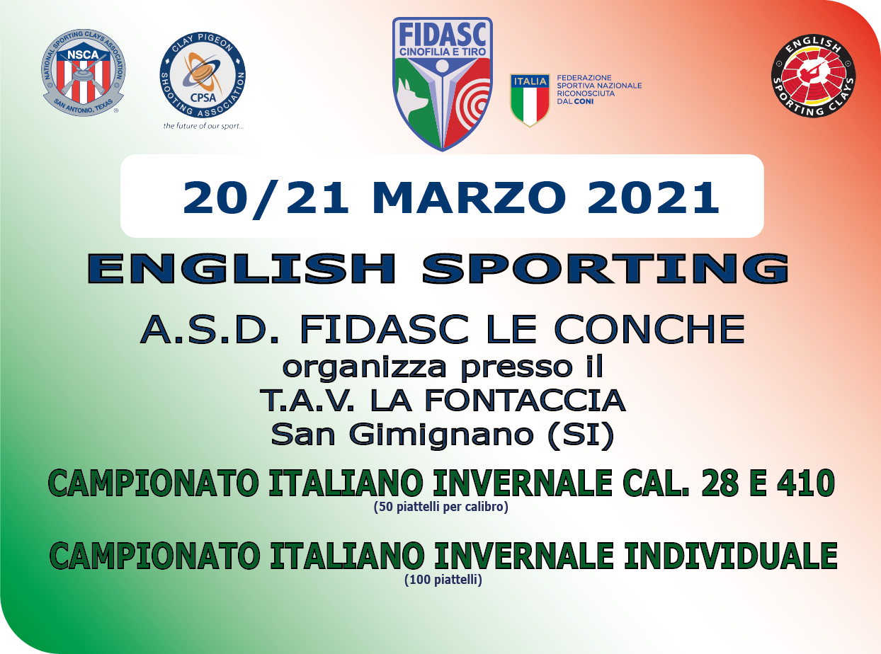 Riparte la stagione sportiva dell'English Sporting