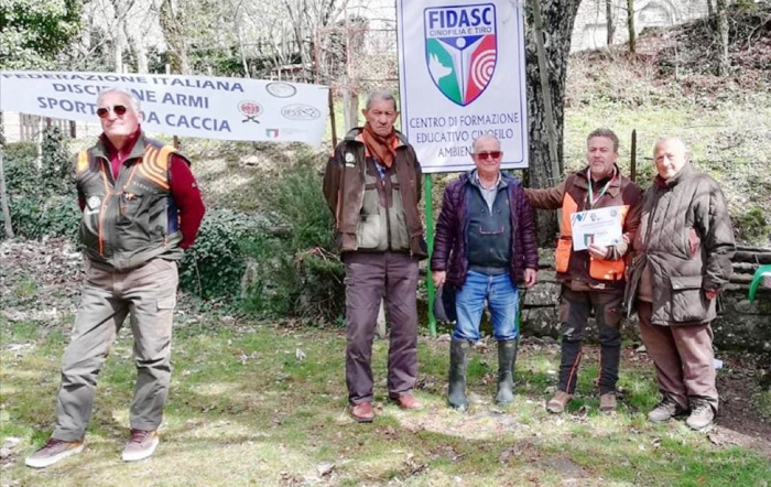 Il Campione Italiano Continentali Roberto Facchetti con lui riconosciamo Domenico Coradeschi e Paolo Andreini