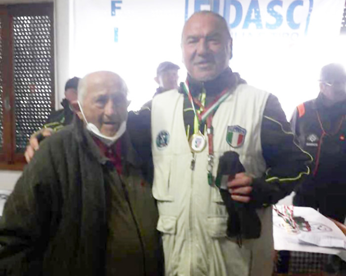 Il Campione Italiano Inglesi Paolo Pardini con Domenico Coradeschi