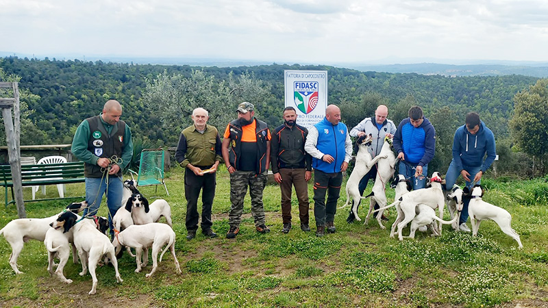 Alla Finale del 24° Campionato hanno partecipato 6 mute provenienti dal Piemonte, dalla Toscana e dalla Campania. Le prove si sono articolate sui terreni della Tenuta di Capocontro, a Civitella Val di Chiana (Ar)