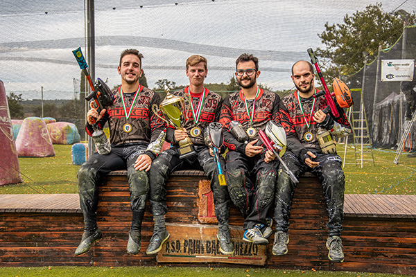 Paintball 3 men: i nuovi Campioni italiani