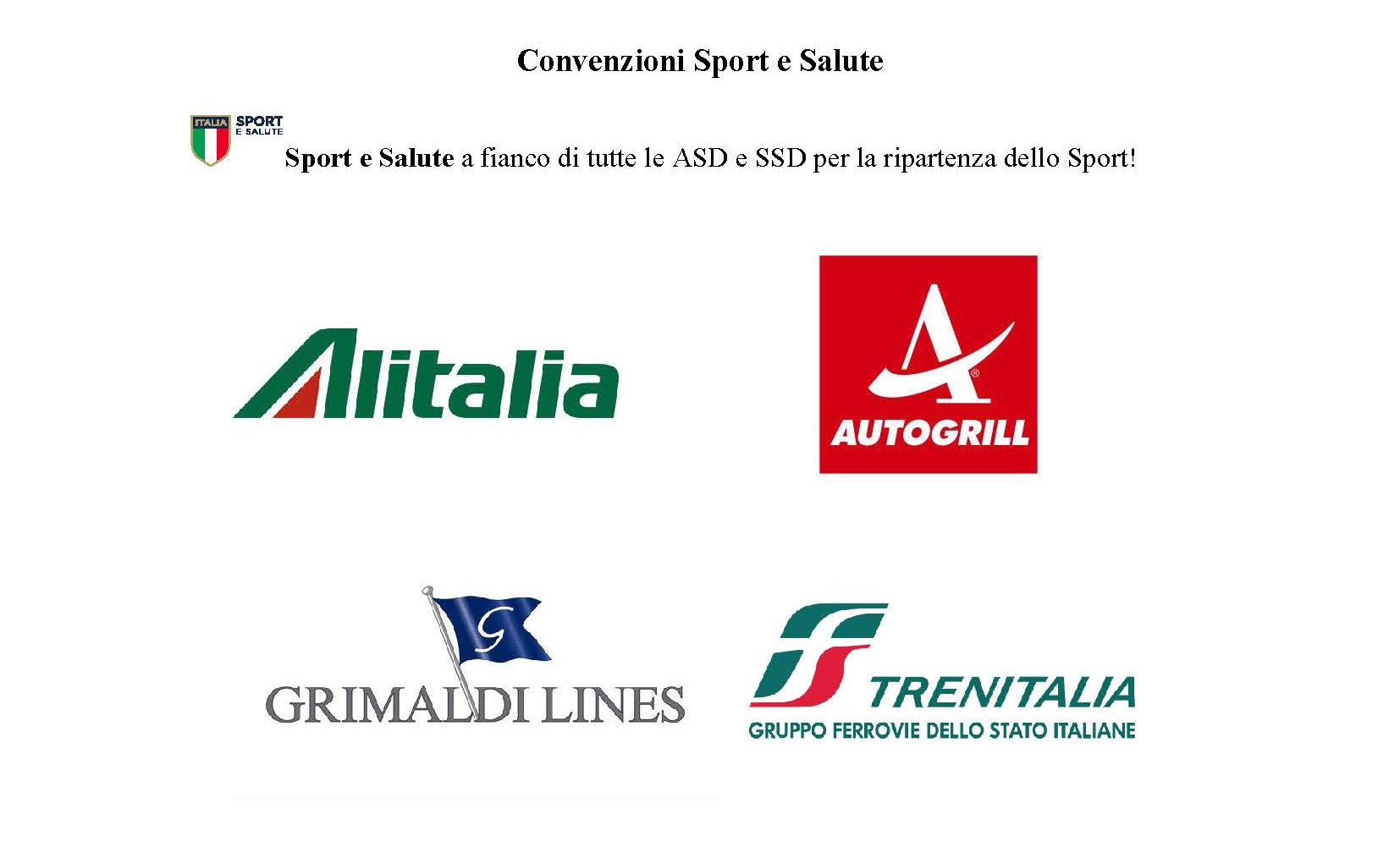 Convenzioni Sport & Salute per ASD/SSD