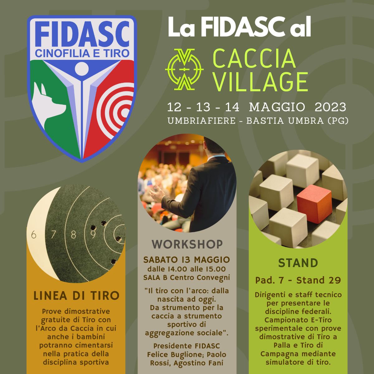 La FIDASC a Caccia Village