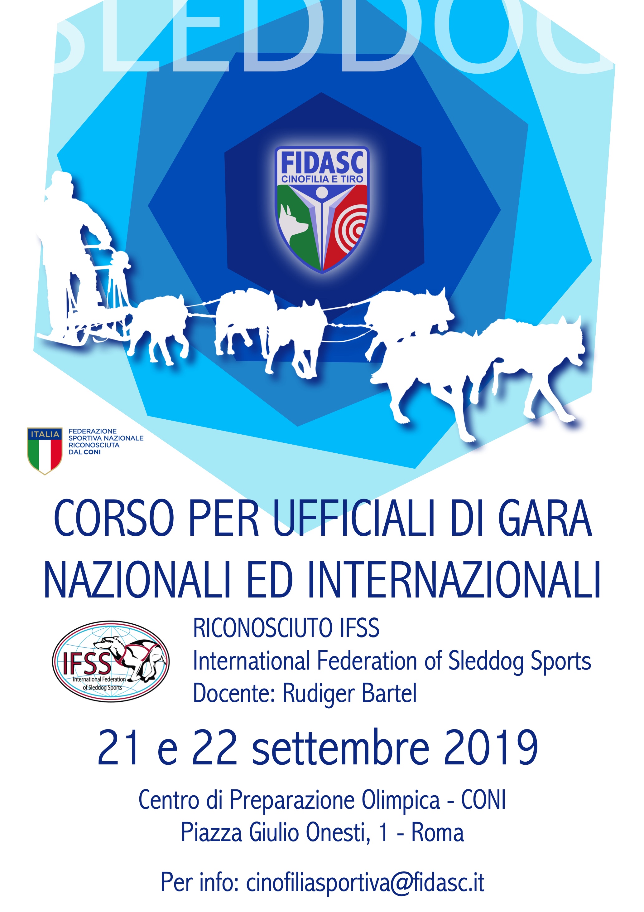 Corso per Ufficiali di Gara di Sleddog