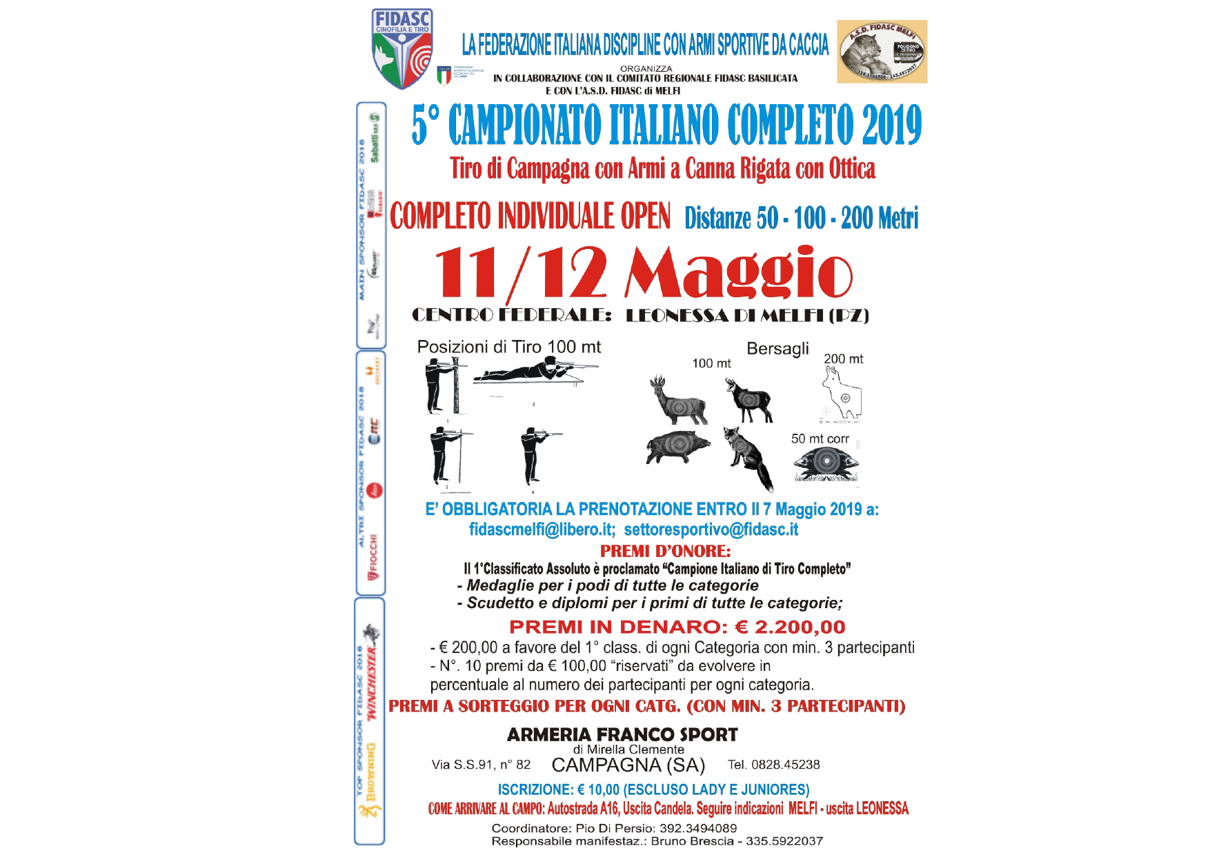 Tiro di Campagna - Campionato Italiano "Completo"