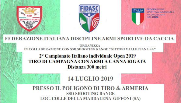 2° Campionato Italiano OPEN specialità 300mt