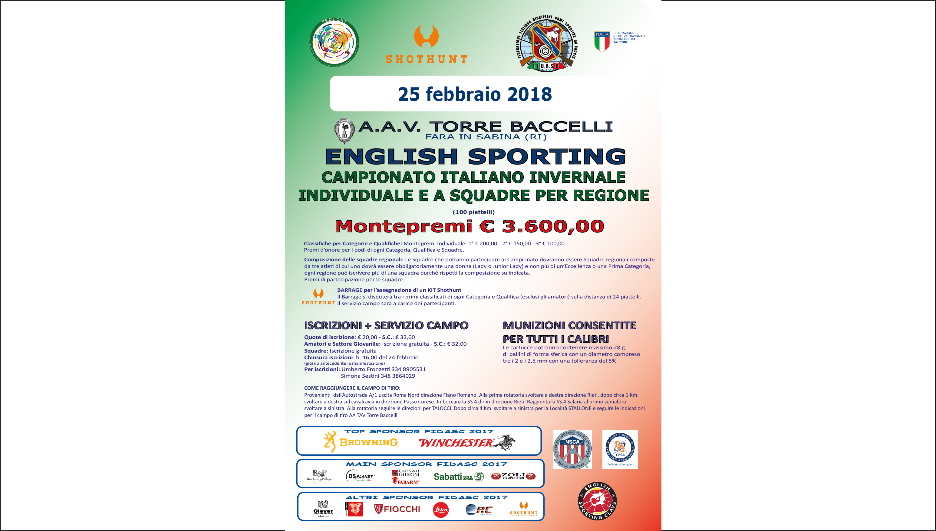 English Sporting - Campionato Italiano Invernale